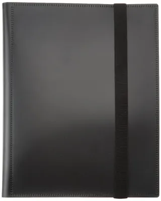 Image de Classeur à anneaux noir, capacité pour 20 feuilles (360 cartes), sans autre indication