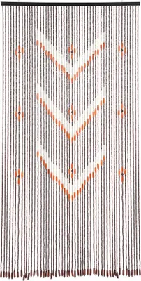 Productafbeelding van Famanu houten gordijn, 90 x 190 cm - Decoratief parelgordijn voor deuren en ramen