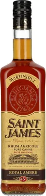 Produktbild von Saint James ROYAL AMBRÈ Rhum Agricole 45% Vol. 0,7l