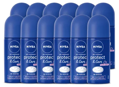 Obrázok produktu pre 12 kusov – balenie – antiperspirant Nivea Protect & Care, roll-on, 50 ml