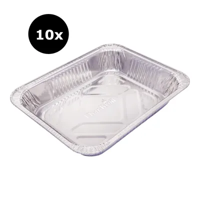 Image de Char-Broil Plateau rectangulaire en aluminium pour barbecue 330x265x55mm