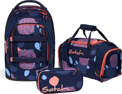 Produktbild von Satch Schulrucksack-Set PACK Coral Reef, Mäppchen + Sporttasche