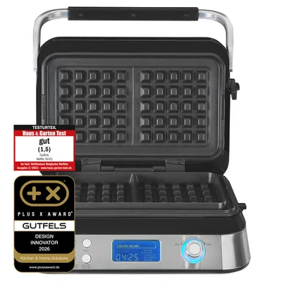 Produktbild von Gutfels Waffle 5010 - Waffeleisen - edelstahl - 1600 Watt