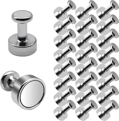 Obrázok produktu pre Magnetické tyče na bielu tabuľu, sada 24 ks Silný magnet na chladničku