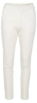 Productafbeelding van KAFFE Casual broek Kalea, dames chino, elegante klassieke broek van stof, maat 46, kleur: chalk (lichtgrijs)