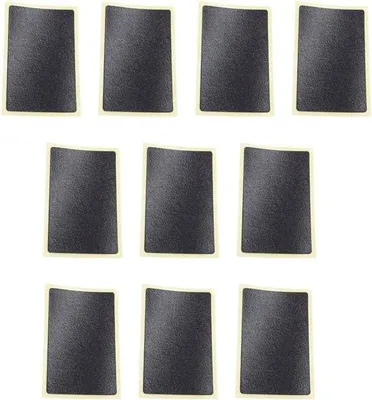 Productafbeelding van Fietsband Plakset - Bandenplakkers Bandenreparatie - Banden Repareren - Zelfklevend Zonder Lijm - 10 Stuks - Zwart
