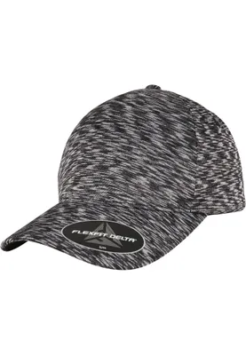 Produktbild von FLEXFIT 280 | Flexfit Delta Unipanel Cap, Ohne Verschluss - Farbe: Melange Black - Größe: L/XL