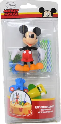 Produktbild von Mickey Mouse - Disney Geburtstags Kit von DekoraFigur mit Kerzen und Haltern