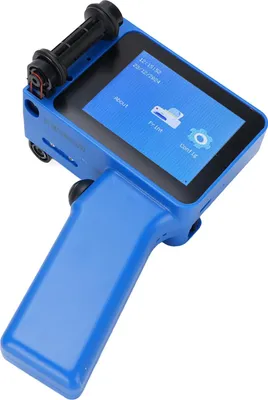 Zdjęcie produktu dla Mini ręczna drukarka atramentowa Fockety, mała przenośna mini drukarka atramentowa z ekranem dotykowym HD LED 4,3 cala, atramentowa maszyna do kodowania kodów kreskowych QR Code