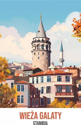 Produktbild von Plakat 53x81cm Galataturm