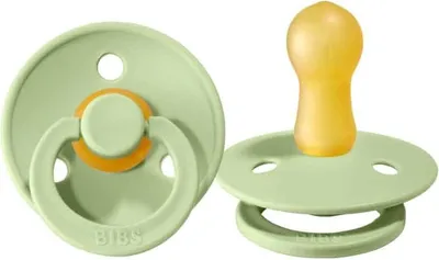 Produktbild von BIBS Beruhigungssauger Schnuller Hevea Kautschuk Naturform Pistachio 0-6 m