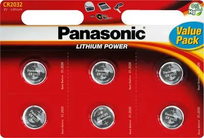 Produktbild von Panasonic Lithium CR2032 6er Blister