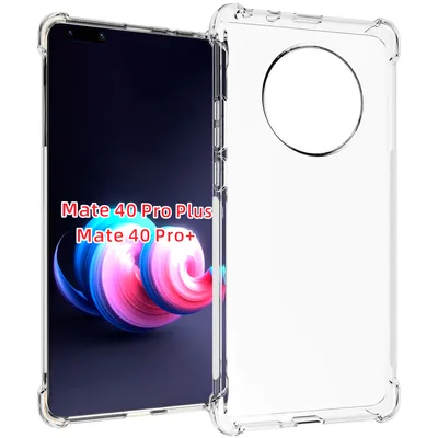 Immagine prodotto di Huawei Mate 40 Pro Custodia, paraurti trasparente in TPU morbido, custodia protettiva antiurto per Huawei Mate 40 Pro