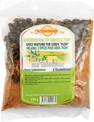 Produktbild von Gewürzmischung für Plov nach Usbekischer Art 100g, frei von Konservierungsstoffe und ohne Salz
