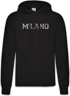 Produktbild von Urban Backwoods Milano, Herren Hoodie, Farbe: Schwarz, Größe: S