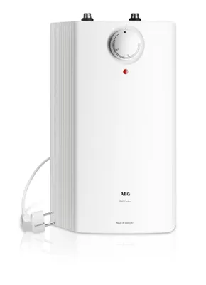 Produktbild von AEG Huz 5 Öko Comfort mit ThermoStop-Technologie, Untertischboiler 5 Liter Niederdruck, stufenlose Temperaturwahl von ca. 35-85 °C, mit Stecker 230V