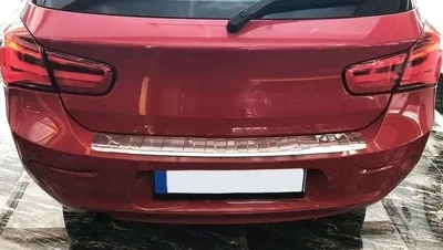 Immagine prodotto di Protezione paraurti in acciaio inox cromato per BMW Serie 1; F20, F21 | dal 2011-, con smussatura
