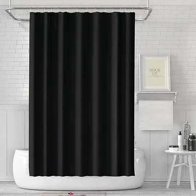 Zdjęcie produktu dla Zasłona prysznicowa peva wodoodporna 180X180 cm antygrzybiczna zestaw