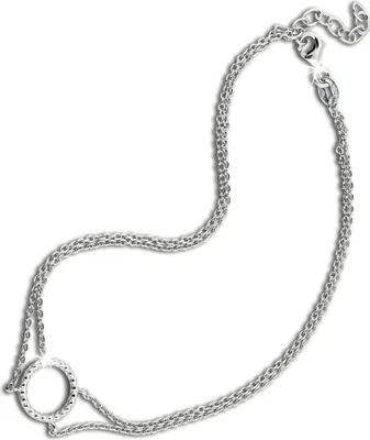 Produktbild von SilberDream Fußkette 925 Sterling SILBER 25cm Ring Damen Echt-Schmuk D2SDF5065J