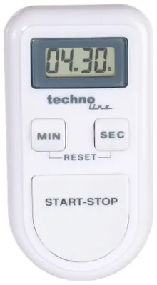 Obrázok produktu pre Technoline Timer KT100, weiss, Biela, Digitálny, LCD, Tlačidlá, 1 kanály/kanálov, CE