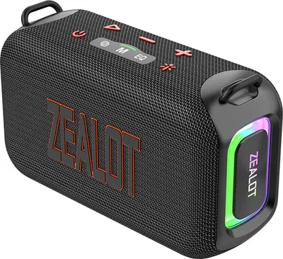 Obrázek produktu pro ZEALOT S85 Bluetooth reproduktor Bezdrátový přenosný reproduktor s vysokou kvalitou zvuku, dlouhou výdrží baterie, přenosný audio box černý