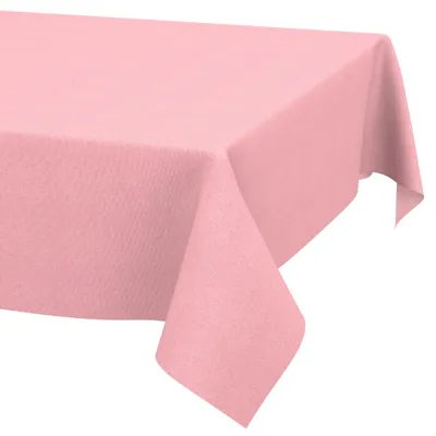 Produktbild von Tischdecke 140x160cm Rechteckig Altrosa DanceDirty abwaschbar Leinenoptik wetterfest Falschuni Modern Schnittkante