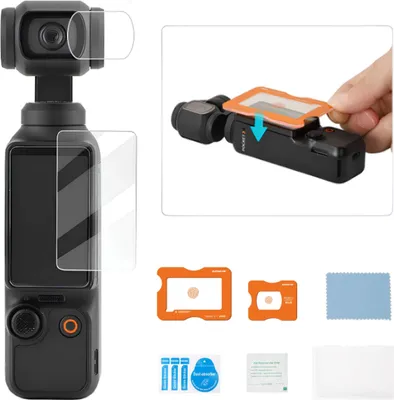 Obrázok produktu pre Kryt obrazovky + objektívu - antireflexné tvrdené sklo na ochranu obrazovky pre DJI OSMO POCKET 3