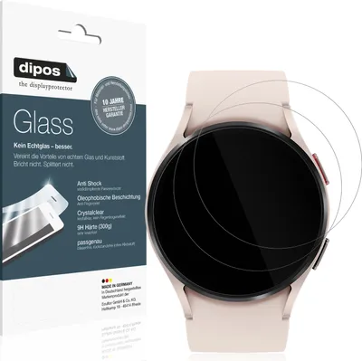 Produktbild von 2x Schutzfolie für Samsung Galaxy Watch 5 (40mm) - Anti-Shock 9H Folie dipos