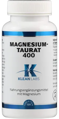 Obrázok produktu pre Magnesium Taurate 400 Klean Labs Tablety 120 kapsúl