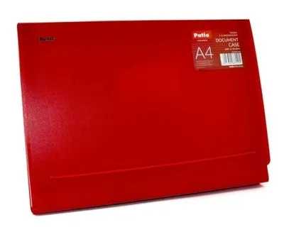 Produktbild von Dokumentenmappe A4 in stilvollem Rot