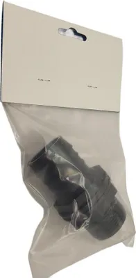Produktbild von Befüllstutzen Kunststoff gerade 40mm - mit Kontermutter und Dichtung - max 8 bar