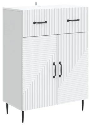 Image de Buffet vidaXL blanc 66 x 34,5 x 89,5 cm en aggloméré