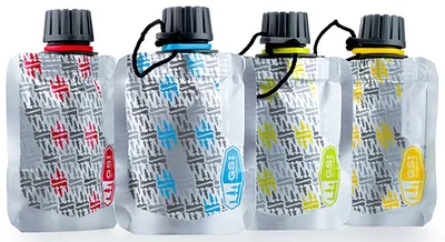 Image de GSI Outdoors set de bouteilles pliantes "Condiment Bottle", 4 pièces 4x 59 ml, 37 g, set ; 91340