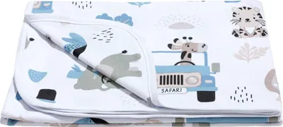 Produktbild von Trikot-Decke - Blue Safari