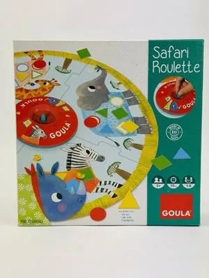 Produktbild von Goula Safari Roulette Lernspiel ab 3 Jahren 1 bis 6 Spieler Spielzeit 10 min