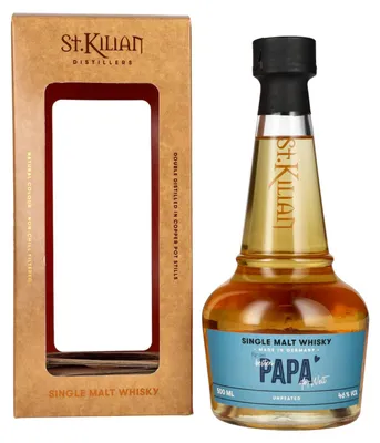 Produktbild von St. Kilian Unpeated Single Malt Whisky für den besten PAPA der Welt 46% Vol. 0,5l in Geschenkbox