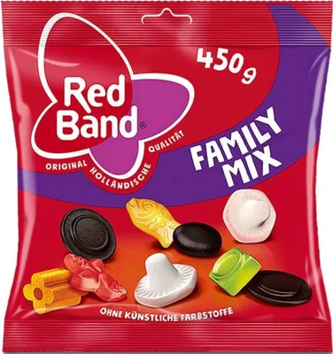 Produktbild von Open Food 8713800137181, 450 g, D, e120, e153, e428, Salmiaksala, Lutater: (Nährwertangabel Clukosesirup, Camaubaiwachs, 7013740 De Bonbons Mischung..., 357 kcal, 60 g