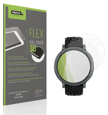 Immagine prodotto di 2x Pellicola protettiva opaca per Amazfit Active Max Protezione Antiurto Anti-Shock