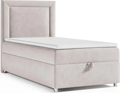 Produktbild von Boxspringbett mit Bettkasten Trinity K-3 SINGLE Bonellfederkern inkl. Topper, mit Lieferung