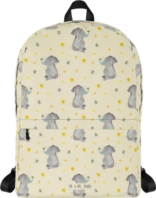 Produktbild von Mr. & Mrs. Panda Rucksack Elefant Biene - Gelb - Geschenk, Liebe, Liebesspruch, Heiratsantrag, Schulrucksack, Unirucksack, Lustige Sprüche, Tagesrucksack, Backpack