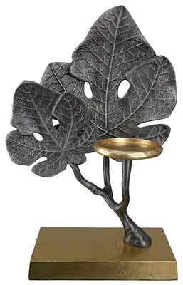 Obrázek produktu pro GILDE Svícen Leaf V. 38 cm,60179