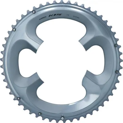 Produktbild von SHIMANO Kettenblatt 105 FC-R7000 53 Zähne Silber - präzise Schaltperformance ...