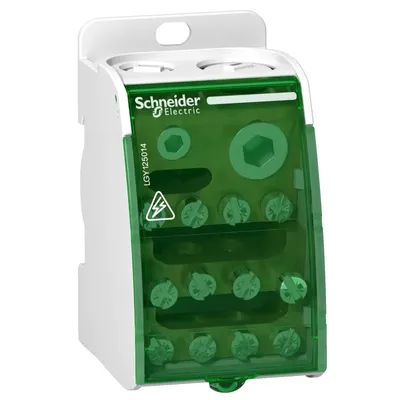 Image de Schneider Electric Bornier Linergy 250A, unipolaire, 14 bornes à vis LGY125014