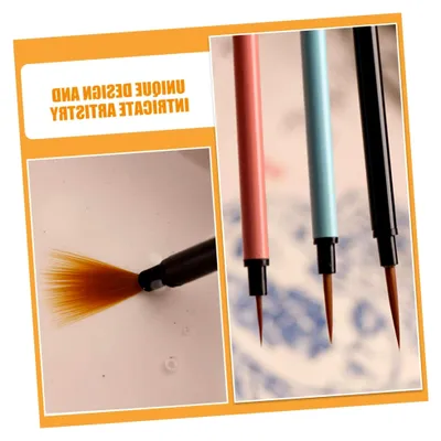Produktbild von 3stücke Feine Pinsel Für Details Chinesische Malerei Zeichnung Mit Spitze Aquarellfarbe Pinselset Für Kunst