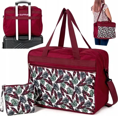 Zdjęcie produktu dla TORBA bagaż podręczny DO SAMOLOTU 40x20x30cm KOSMETYCZKA wizzair PODRÓŻNA