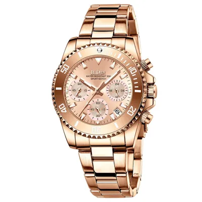 Image de Montre BIDEN Femme Doré/Rose - Élégance et Modernité KP14641