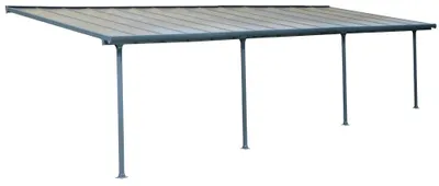 Produktbild von Palram - Canopia Aluminium Terrassenüberdachung Feria Anthrazit 295x851x305 cm