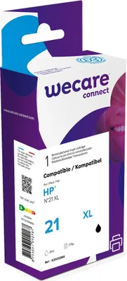 Produktbild von Wecare WEC1106, Schwarz, Deskjet 3910 / 3915 / 3918 / 3920 / 3930 / 3938 / 3940 / 3950 / D1300 / D1311 / D1320 / D1330 / D133, Tintenstrahl, 17 ml