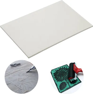 Zdjęcie produktu dla Essdee płytki do linodruku linoleum 152x203x3,2 mm 10 sztuk dla hobbystów