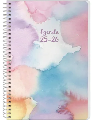 Productafbeelding van Q Kalon - Schoolagenda 2025-2026 - Wekelijkse agenda, formaat A5 (15x21 cm), Spaans